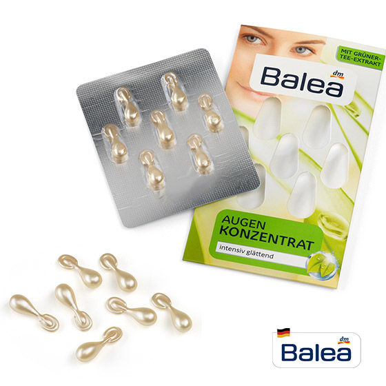 德国BALAE 芭乐雅眼部护理绿茶精华5盒装共35粒·绿色海藻