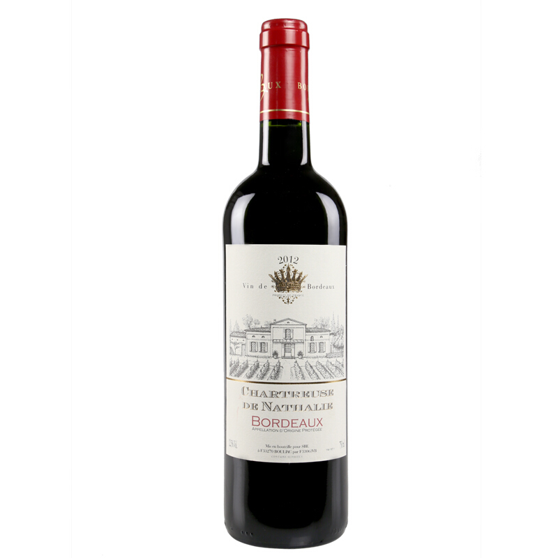 法国波尔多原瓶进口 娜塔莉干红葡萄酒AOC级·750ml*6瓶·酒红色