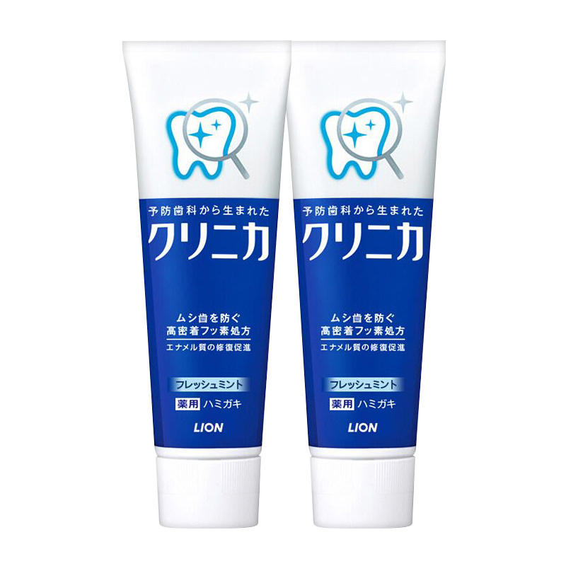 保税区直发 日本LION狮王酵素洁净薄荷牙膏 130g·2件组
