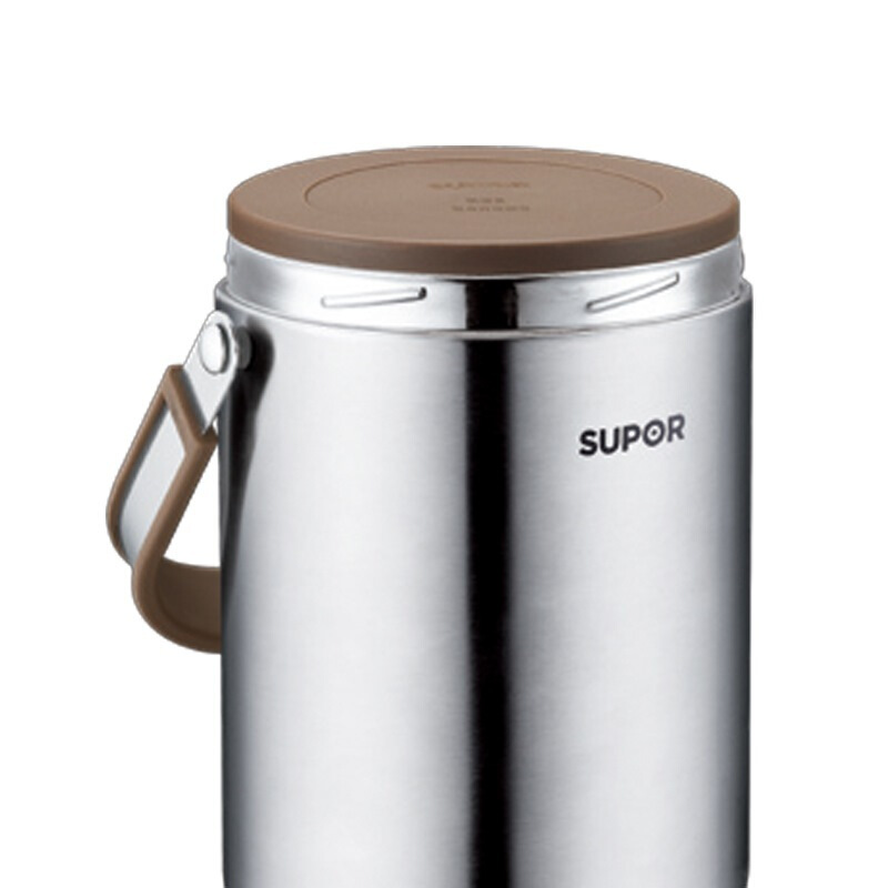 苏泊尔Supor 2.0L不锈钢真空保温桶三层大容量饭盒保温提锅 KF20F1