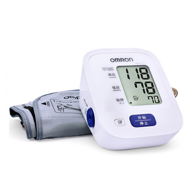 欧姆龙 家用臂式电子血压计(配电源+便携收纳包) HEM-7121
