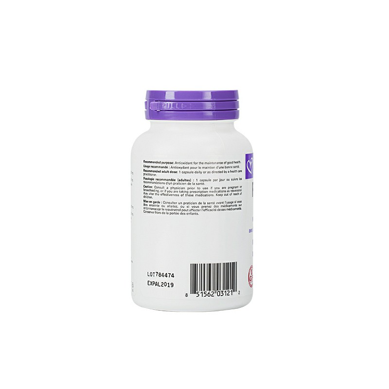 跨境品加拿大PN自然因子白藜芦醇·4瓶