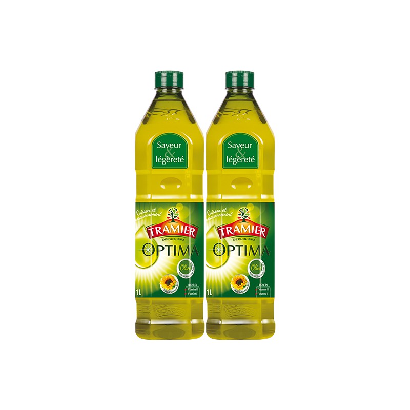 西班牙特迷尔葵花橄榄油1000ML*2瓶经典礼盒装·绿色