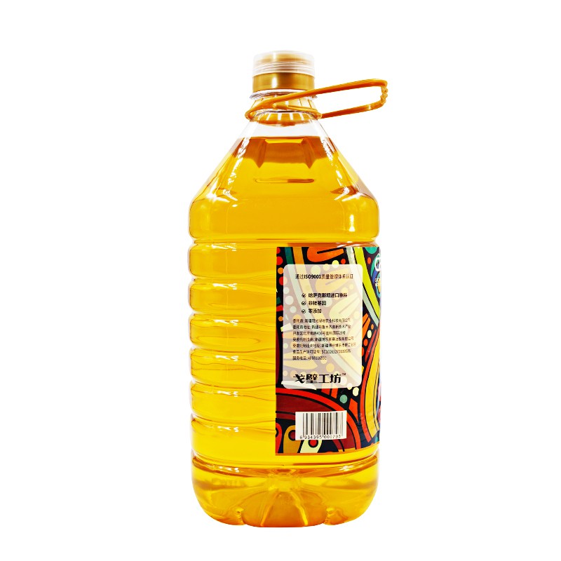 戈壁工坊 冷榨葵花籽油5L/1瓶（非转基因）