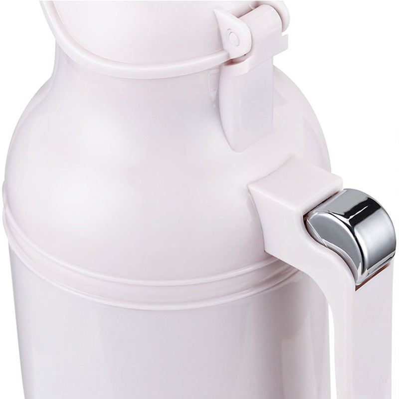 simelo施美乐印象京都玻璃内胆按键幸福保温瓶2l白色