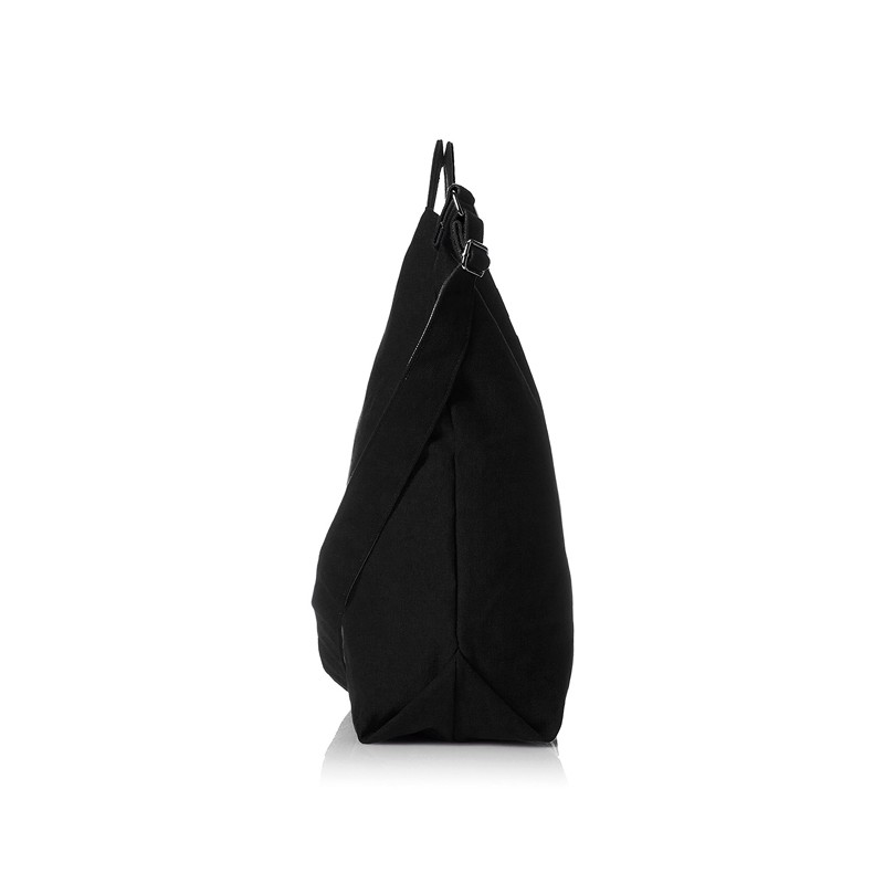 日本直邮 anello 2WAY 反色商标2用大手提包/单肩挎包 帆布休闲包·黑色