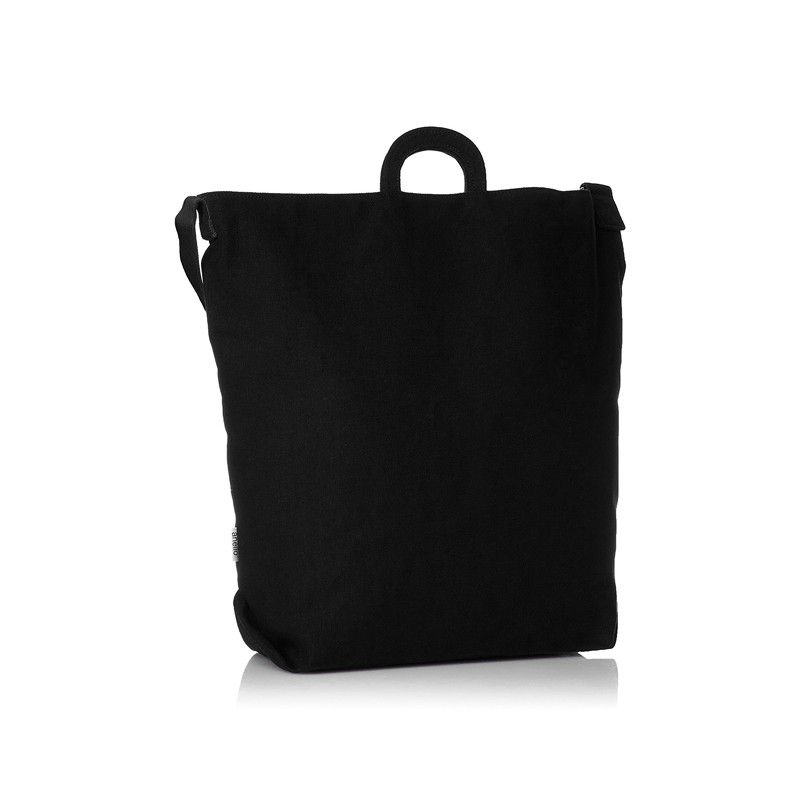 日本直邮 anello 2WAY 反色商标2用大手提包/单肩挎包 帆布休闲包·黑色