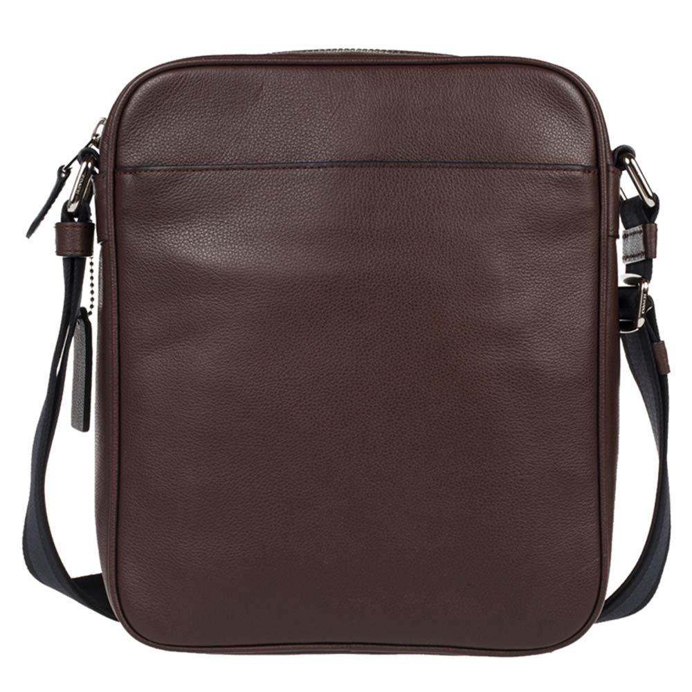 coach 男款单肩斜挎包·深咖色