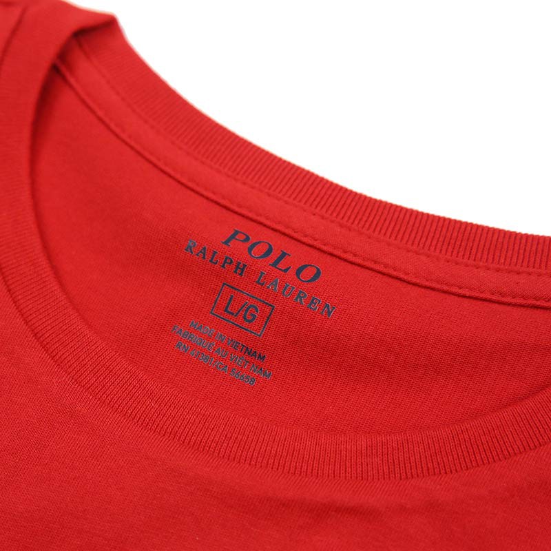 Polo Ralph Lauren男士圆领短袖T恤·红色