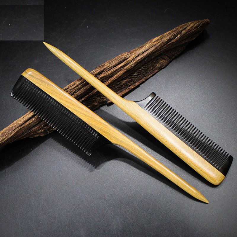 百年许氏 檀木尖尾梳子-造型梳