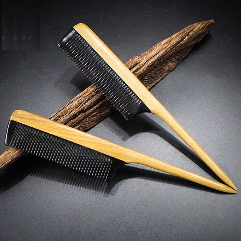 百年许氏 檀木尖尾梳子-造型梳