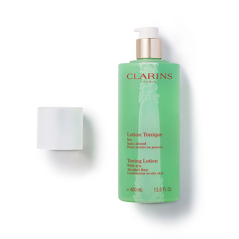 香港直邮 娇韵诗(Clarins) 平衡化妆水（绿水）400ml 适合油性肌肤