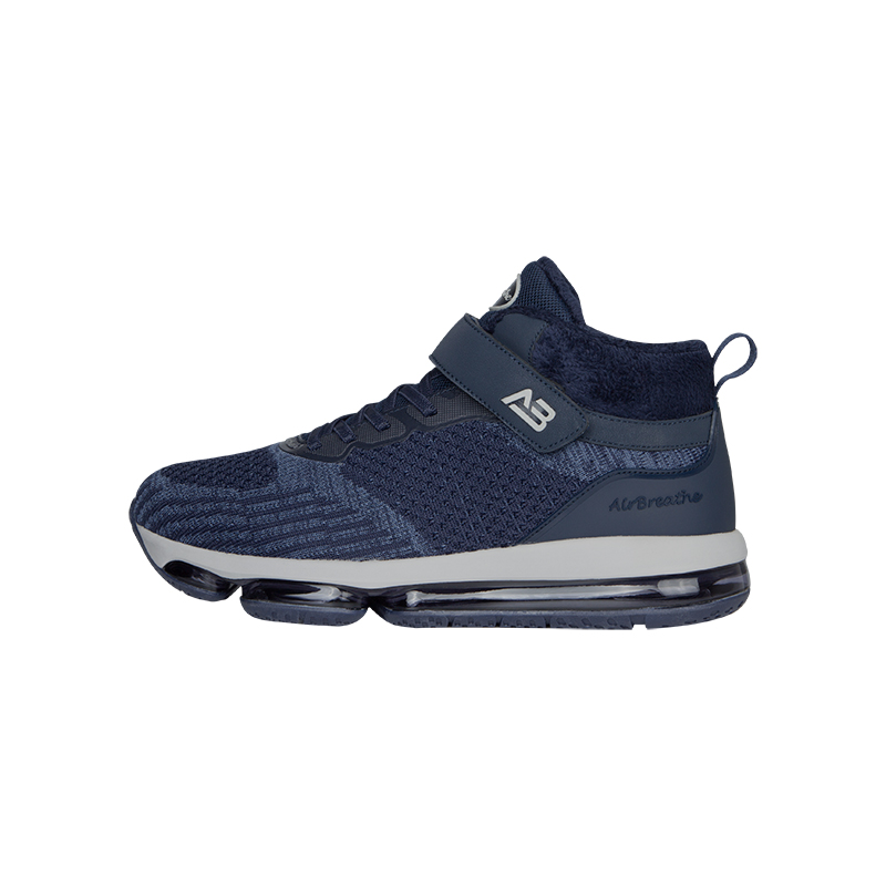 airbreathe高帮全掌气垫男鞋·黑色