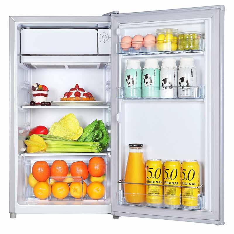 tclbc-91ra灰色单门直冷冰箱