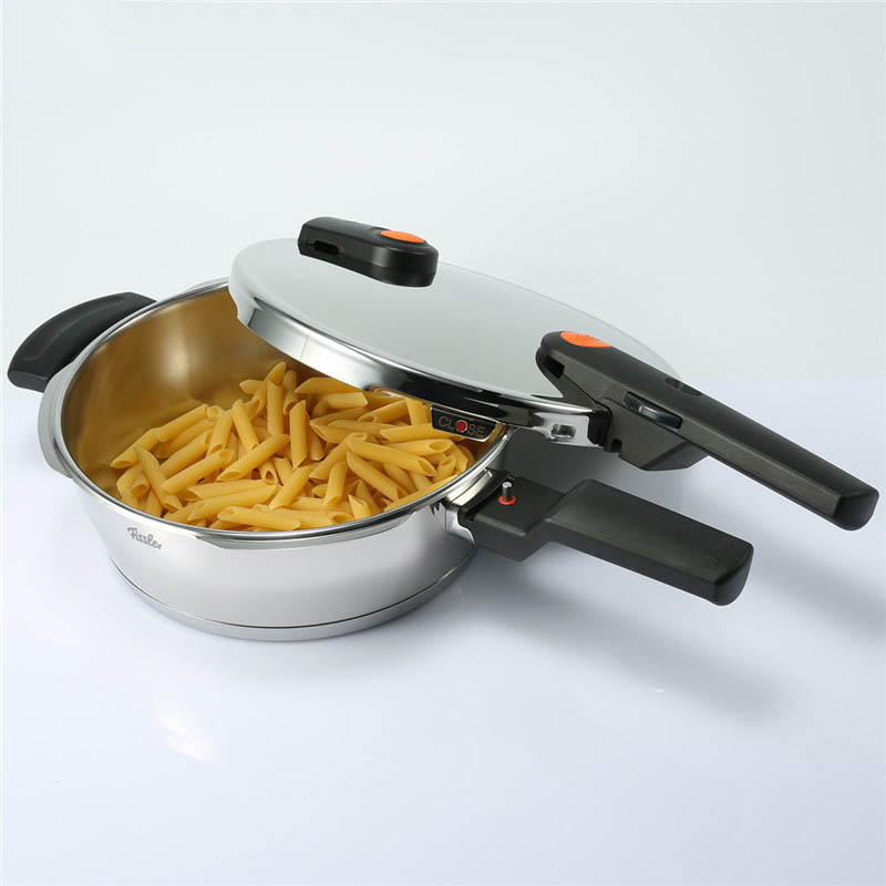 德国菲仕乐fissler 橙色沸点22厘米2.5升高速快锅压力锅