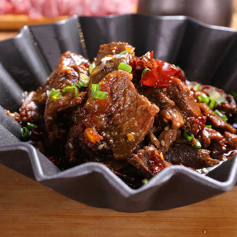 王栏树免烧菜香辣牛肉片300g*2