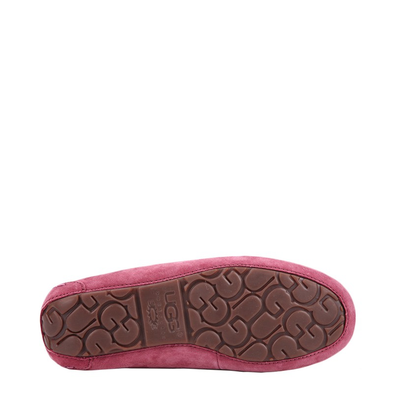 UGG 女士豆豆鞋胸针款·紫红色