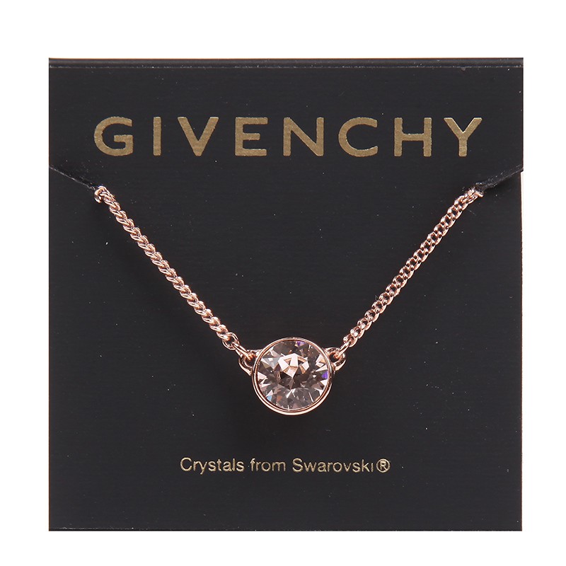 Givenchy/纪梵希 圆型单钻项链·玫瑰金