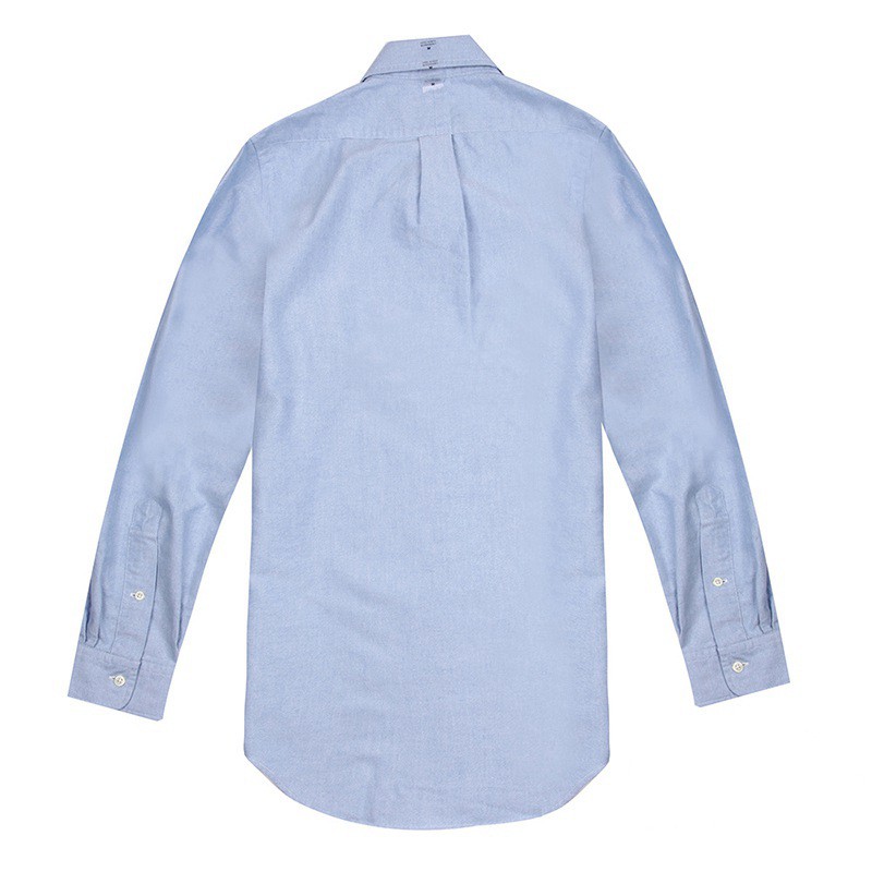 Polo 男士小马标牛津纺浅蓝色彩马标长袖衬衫·浅蓝色