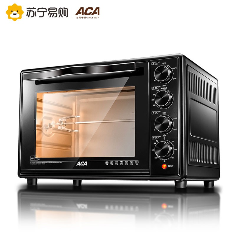 北美电器（ACA） 电烤箱30L上下火热风循环内置照明 ATO-HB30HT