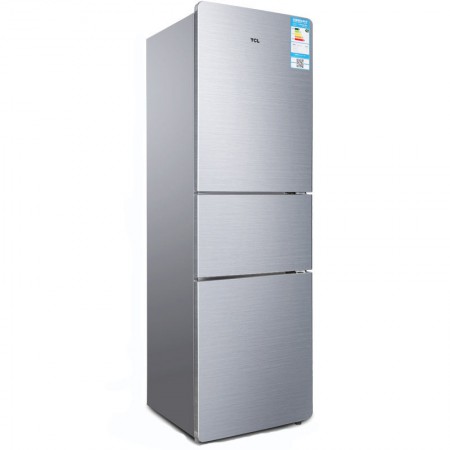 tclbcd210tf1泰坦银三门直冷冰箱