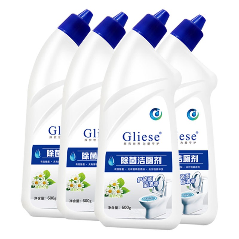 葛利斯Gliese有效除菌强力去垢洁厕剂600g*4瓶