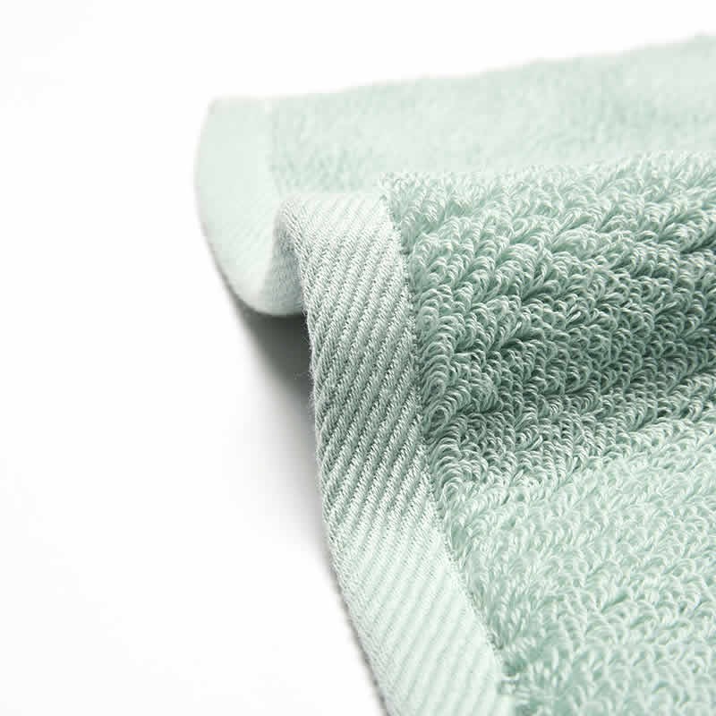 大朴阿瓦提毛巾两条装34x76cm·浅绿条纹/浅绿素色