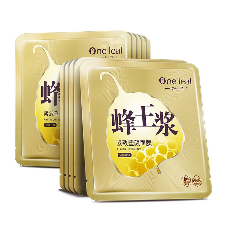 一叶子蜂王浆紧致塑颜面膜35ml102盒