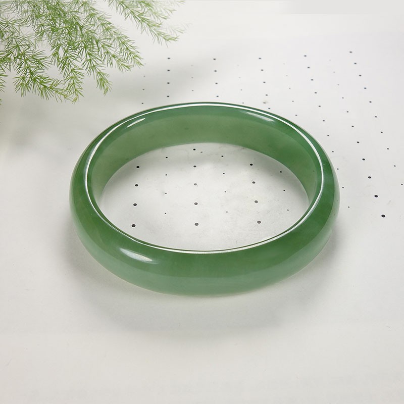 美润珠宝玉贵人碧玉猫眼贵妃手镯55