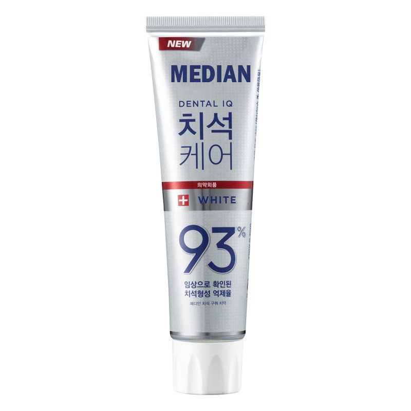 韩国爱茉莉MEDIAN麦迪安牙膏银色*3+蓝色*3