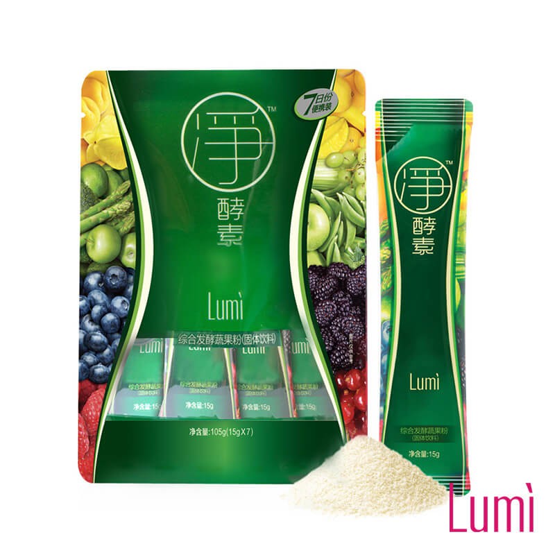 中国台湾lumi净酵素粉15g7袋盒