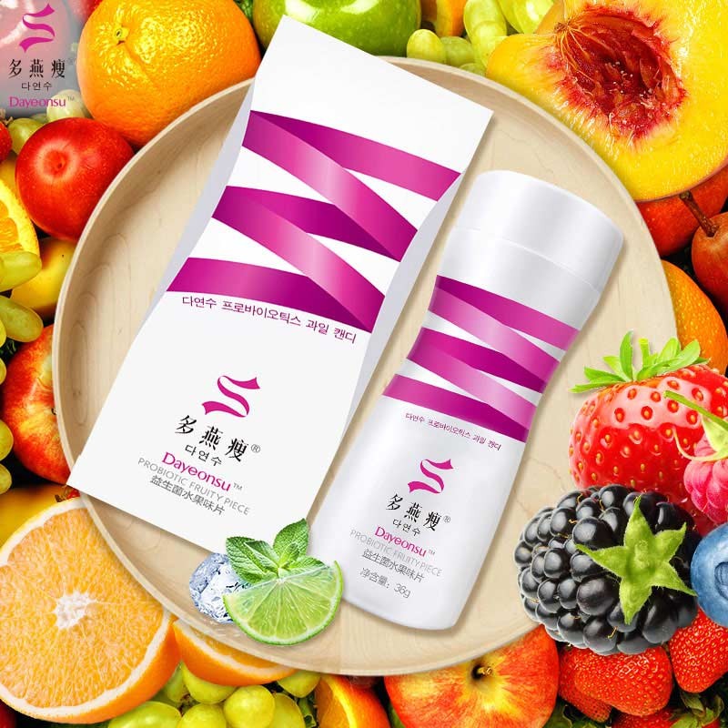多燕瘦蔬果酵素益生菌水果味片4盒