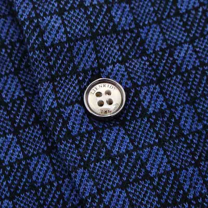 莱恩雷迪含羊毛舒适棉加厚保暖商务休闲气质格纹长袖男式衬衫964075730·蓝格