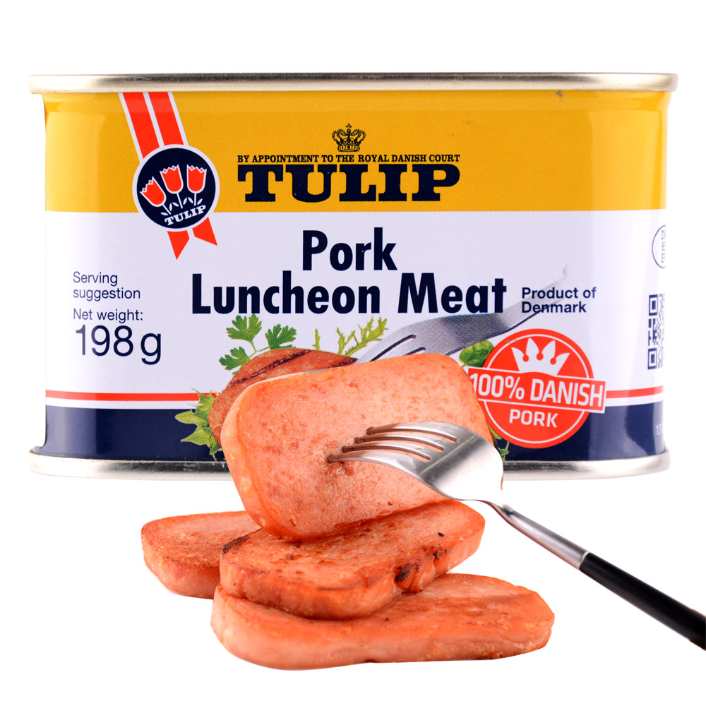 丹麦原装进口tulip经典午餐肉