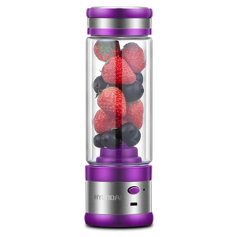 韩国现代（HYUNDAI）充电式搅拌机QC-JB2323（红色 双杯）·红色