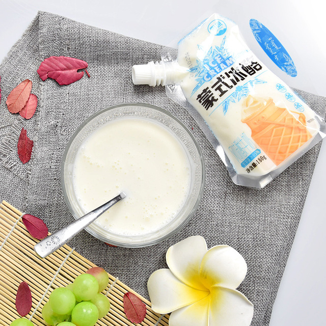 雪原 内蒙风味酸牛奶生牛乳180g*12袋普通装